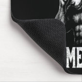 Frame Mogging - lustiges Cringe-Alpha-Wolf Mousepad (Ecke)