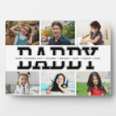 Frame Picture Photo Custom Daddy Father's Day Fotoplatte (Vorderseite)