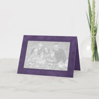Frame Template Card - Smokey Lila Karte