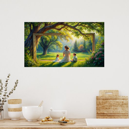 Frame-TV-Design Poster (Küche)