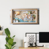 Frame-TV-Design Poster (Heimbüro)