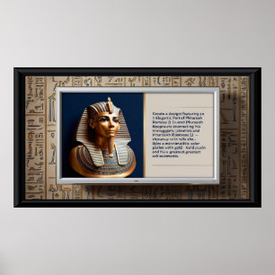 Frame TV Pharaonic Poster
