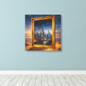 Frame Without a Painting Leinwanddruck (Insitu (Holzboden))