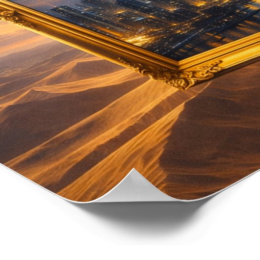 Frame Without a Painting Poster (Ecke)