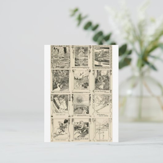 FrameCollage Postkarte (Stehend Vorderseite)