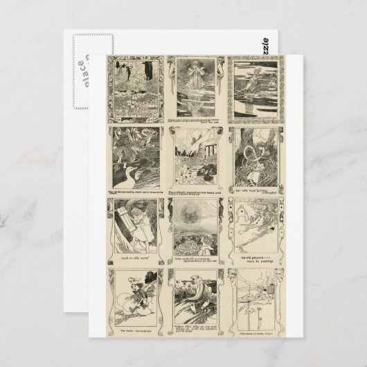 FrameCollage Postkarte (Vorne/Hinten)