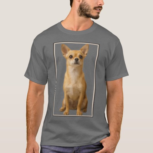 Framed Chihuahua funny T-Shirt (Vorderseite)