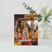 Framed Garlic at a Market Postkarte (Stehend Vorderseite)