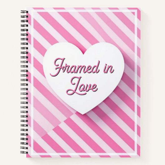 Framed in Love Notizblock (Vorderseite)
