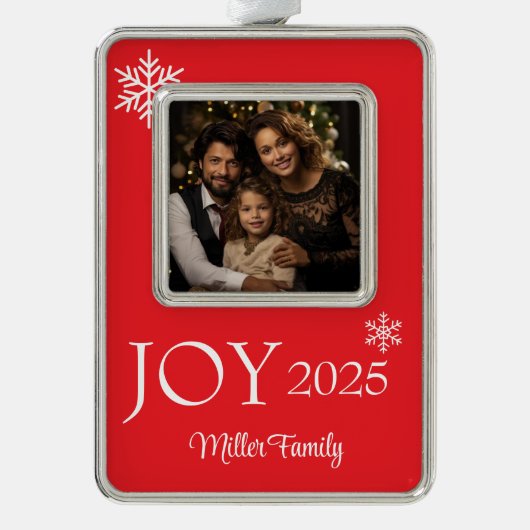 Framed Photo Rahmen-Ornament Silber (Vorderseite)