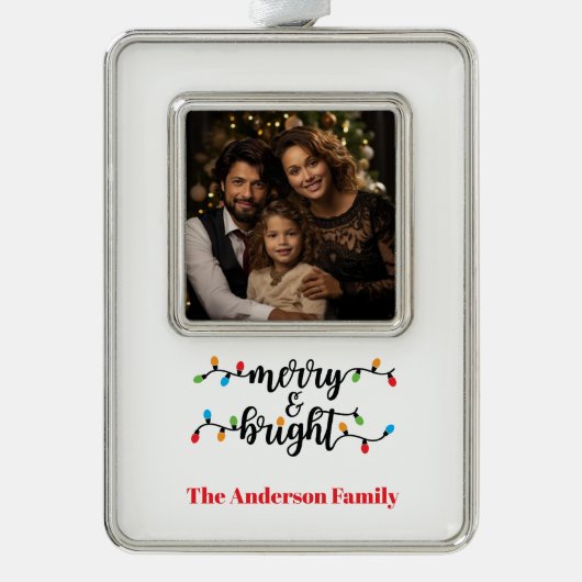 Framed Photo  Rahmen-Ornament Silber (Vorderseite)