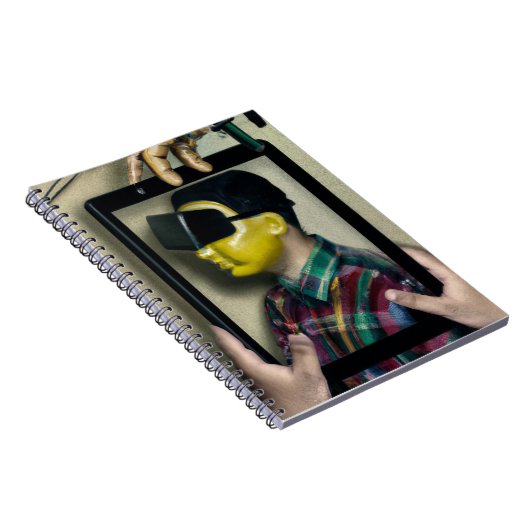 Framed Reality/Digital Art Journal Notizblock (Rechte Seite)