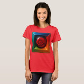 Framed Rose Color Pop T-Shirt (Vorne ganz)