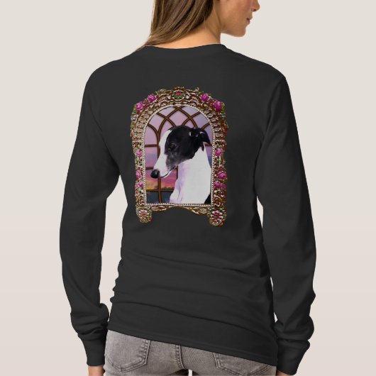 Framed Whippet T-Shirt (Rückseite)