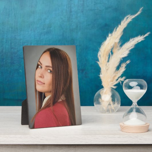 Frameless Custom Foto Tabletop Easel Back Fotoplatte (Seite)