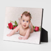 Frameless Custom Foto Tabletop Easel Back Fotoplatte (Seite)