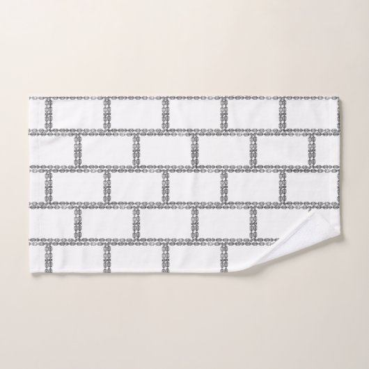 Frames Bricks Muster Stilvoll Badhandtuch Set (Handtuch)