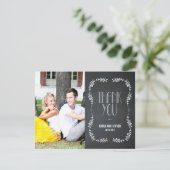 Framing-Blätter Hochzeitskartentafel Dankeskarte (Stehend Vorderseite)