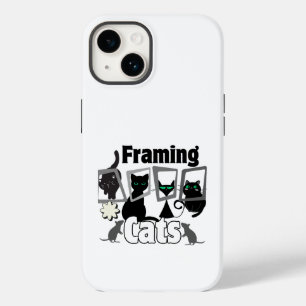 Framing Cats.w Case-Mate iPhone 14 Hülle