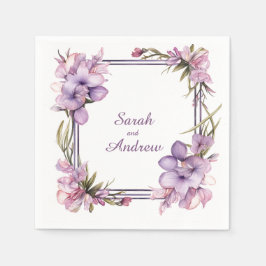Framing Lilah Blume (kein Datum): Hochzeit von Nap Serviette