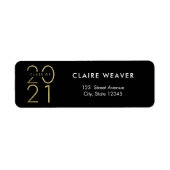 Framing Year Class of 2021 Abschluss Address Labe (Vorne)