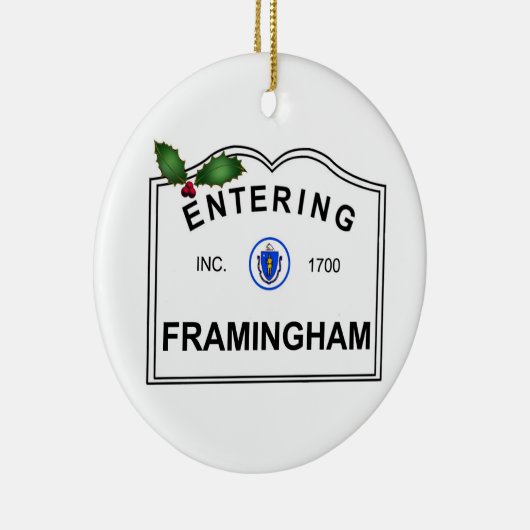 Framingham MA Keramikornament (Rechts)