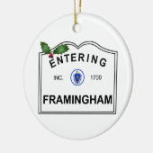 Framingham MA Keramikornament (Links)