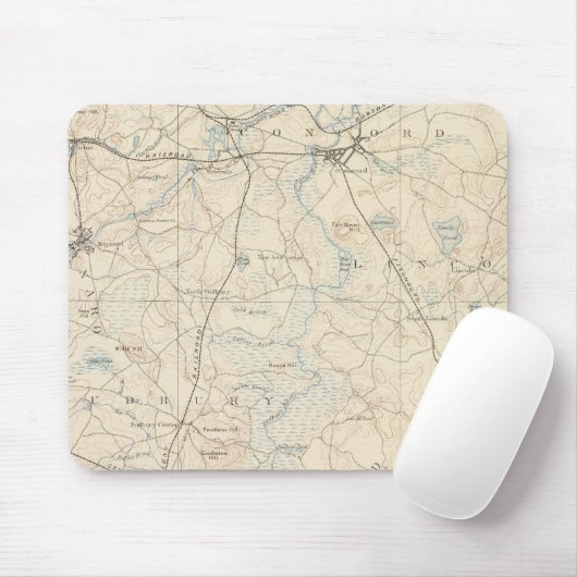 Framingham, Massachusetts Mousepad (Mit Mouse)