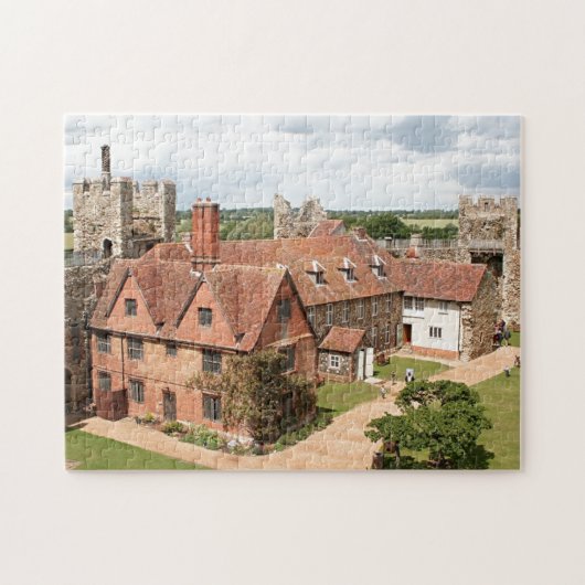 Framlingham Castle, England, Großbritannien Puzzle (Horizontal)