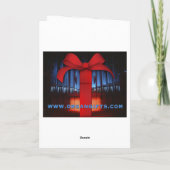 Framlingham Organ Weihnachtskarte Feiertagskarte (Rückseite)