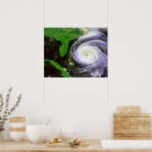 Fran Off Florida - Satellitenbild von 1996 Poster (Küche)