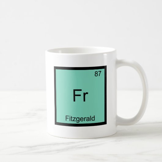 Franc - Fitzgerald lustiges Kaffeetasse (Rechts)