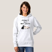 "FRANCAIS""Chez Mes Chats" Hoodie (Vorne ganz)