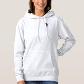 "FRANCAIS" Princesse de Luxe" Logo Chat Noir Hoodie (Vorderseite)