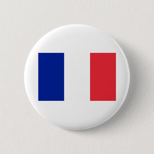 Française - Flagge Frankreichs Button (Vorderseite)