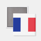Française - Flagge Frankreichs Magnet (Vorderseite/Rückseite)