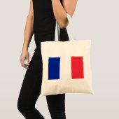 Française - Flagge Frankreichs Tragetasche (Vorderseite (Produkt))