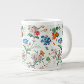 France 1830 Floral Antique Wallpaper Jumbo-Tasse (Vorderseite Rechts)