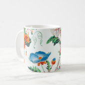 France 1830 Floral Antique Wallpaper Kaffeetasse (Vorderseite Links)