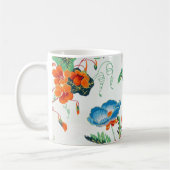 France 1830 Floral Antique Wallpaper Kaffeetasse (Links)