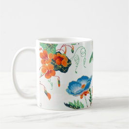 France 1830 Floral Antique Wallpaper Kaffeetasse