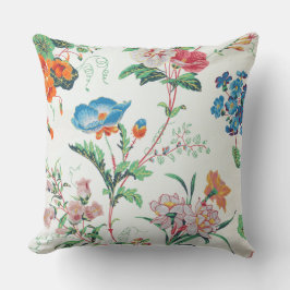 France 1830 Floral Antique Wallpaper Kissen