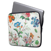 France 1830 Floral Antique Wallpaper Laptopschutzhülle (Vorderseite Links)