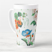 France 1830 Floral Antique Wallpaper Milchtasse (Linke Ecke)