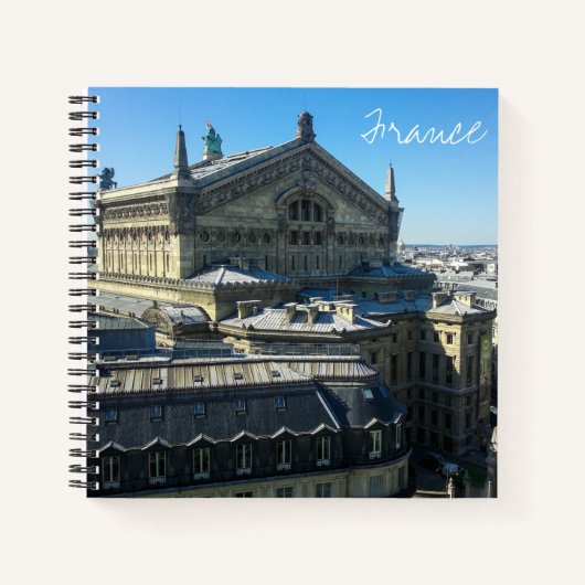 France Architecture France Paris Notizblock (Vorderseite)