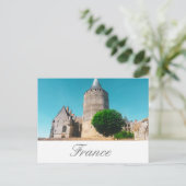 France Architecture French Chateaux Postkarte (Stehend Vorderseite)