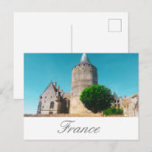 France Architecture French Chateaux Postkarte (Vorne/Hinten)