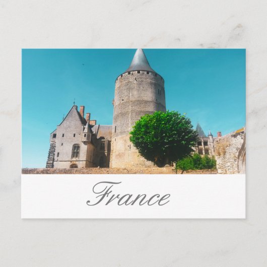 France Architecture French Chateaux Postkarte (Vorderseite)