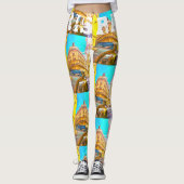 France Architecture French Street Old Car Paris Leggings (Vorderseite)