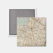 France Atlas Map Magnet (Vorderseite/Rückseite)